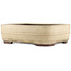 Maceta rectangular blanca para bonsái de Yamaaki - 380 x 310 x 110 mm