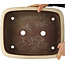 Pot à bonsaï rectangulaire blanc de Yamaaki - 380 x 310 x 110 mm