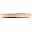 Vaso bonsai ovale beige di Yamaaki - 480 x 350 x 50 mm