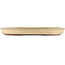 Vaso bonsai ovale beige di Yamaaki - 480 x 350 x 50 mm