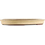 Oval beige  bonsai pot by Yamaaki - 480 x 350 x 50 mm