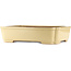 Maceta rectangular beige para bonsái de Reiho - 470 x 350 x 110 mm