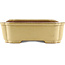 Maceta rectangular beige para bonsái de Reiho - 470 x 350 x 110 mm