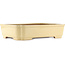 Maceta rectangular beige para bonsái de Reiho - 470 x 350 x 110 mm