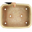 Maceta rectangular beige para bonsái de Yamafusa - 365 x 285 x 90 mm