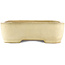 Pot à bonsaï rectangulaire beige de Yamafusa - 470 x 345 x 100 mm