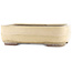 Vaso bonsai rettangolare beige di Yamaaki - 405 x 310 x 115 mm