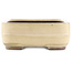 Maceta rectangular beige para bonsái de Yamaaki - 405 x 310 x 115 mm