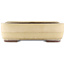 Pot à bonsaï rectangulaire beige de Yamaaki - 405 x 310 x 115 mm