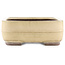 Pot à bonsaï rectangulaire beige de Yamaaki - 405 x 310 x 115 mm