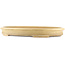 Oval beige  bonsai pot by Reiho - 525 x 370 x 60 mm