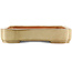 Vaso bonsai rettangolare beige di Reiho - 465 x 330 x 60 mm