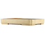 Vaso bonsai rettangolare beige di Reiho - 465 x 330 x 60 mm