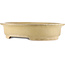 Ovale beige bonsai pot van Kakuzan - 465 x 370 x 100 mm