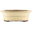 Pot à bonsaï ovale blanc de Yamaaki - 410 x 320 x 100 mm