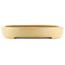 Vaso bonsai ovale beige di Reiho - 530 x 370 x 55 mm