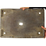 Maceta rectangular beige para bonsái de Tokoname - 550 x 390 x 80 mm