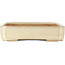 Maceta rectangular blanca para bonsái de Yamafusa - 410 x 305 x 65 mm