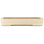 Pot à bonsaï rectangulaire blanc de Yamafusa - 410 x 305 x 65 mm