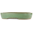 Oval green bonsai pot by Yamafusa - 470 x 465 x 80 mm