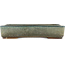 Pot à bonsaï rectangulaire turquoise par Ikkou - 370 x 260 x 75 mm