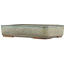 Maceta rectangular turquesa para bonsái de Ikkou - 370 x 260 x 75 mm