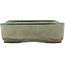 Maceta rectangular turquesa para bonsái de Ikkou - 370 x 260 x 75 mm
