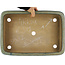 Maceta rectangular turquesa para bonsái de Ikkou - 370 x 260 x 75 mm