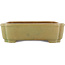 Rectangular green bonsai pot by Hattori - 375 x 280 x 80 mm