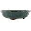 Lotus green bonsai pot by Yamaaki - 330 x 330 x 90 mm