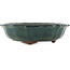 Pot à bonsaï Lotus vert par Yamaaki - 330 x 330 x 90 mm