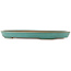 Oval green bonsai pot by Reiho - 490 x 320 x 45 mm