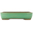 Rectangular green bonsai pot by Yamafusa - 410 x 310 x 90 mm