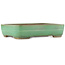 Pot à bonsaï rectangulaire vert de Yamafusa - 410 x 310 x 90 mm