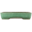 Pot à bonsaï rectangulaire vert de Yamafusa - 465 x 340 x 90 mm