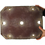 Maceta rectangular verde para bonsái de Yamaaki - 410 x 325 x 90 mm