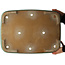 Pot à bonsaï rectangulaire vert de Yamafusa - 465 x 340 x 90 mm