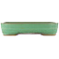 Pot à bonsaï rectangulaire vert de Yamafusa - 475 x 360 x 90 mm