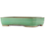 Pot à bonsaï rectangulaire vert de Yamafusa - 475 x 360 x 90 mm