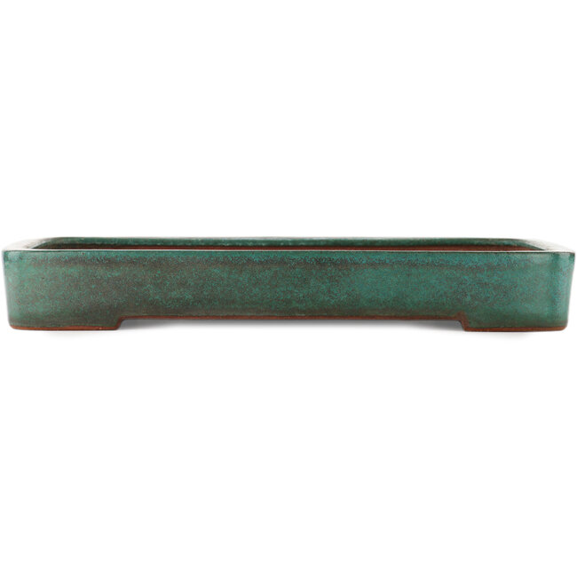 Rechthoekige groene bonsai pot van Reiho - 475 x 310 x 40 mm