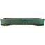 Rectangular green bonsai pot by Reiho - 475 x 310 x 40 mm