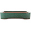 Rectangular green bonsai pot by Reiho - 475 x 310 x 40 mm