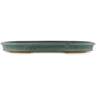 Chinese bonsai pots 560 mm oval green pot from China