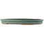 Oval green bonsai pot - 560 x 400 x 55 mm