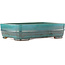 Maceta rectangular turquesa para bonsái de Reiho - 380 x 270 x 100 mm