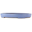 Pot à bonsaï ovale bleu de Yamafusa - 470 x 350 x 60 mm