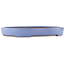 Pot à bonsaï ovale bleu de Yamafusa - 470 x 350 x 60 mm
