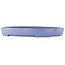 Oval blue bonsai pot by Yamafusa - 470 x 350 x 60 mm