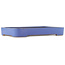 Rectangular blue bonsai pot by Reiho - 480 x 315 x 60 mm