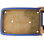 Maceta rectangular azul para bonsái de Reiho - 480 x 315 x 60 mm